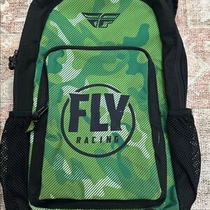 Fly Racing Motocross Dirt Bike MX Green Camo Book Bag